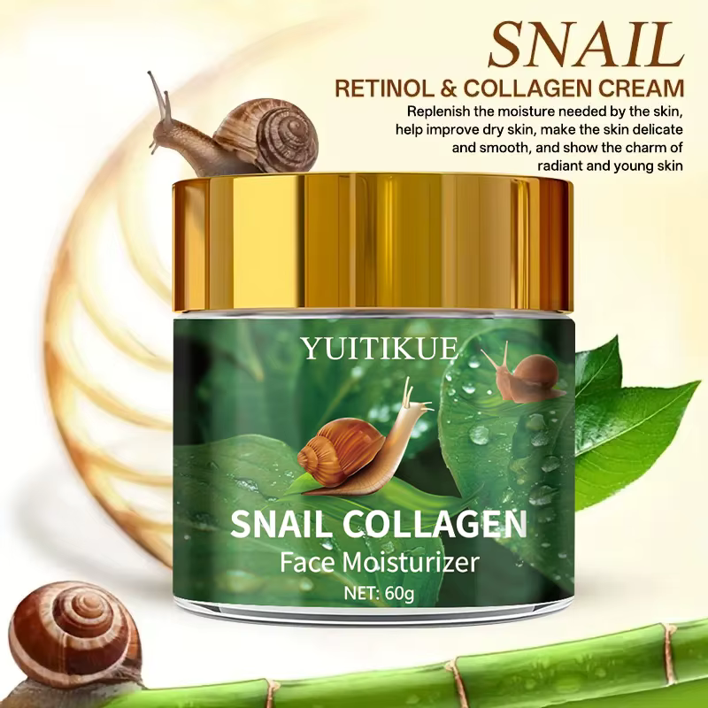 YUITIKUE 96% crème de mucine d'escargot 60g - rétinol et collagène, lifting et hydratant, réduit les