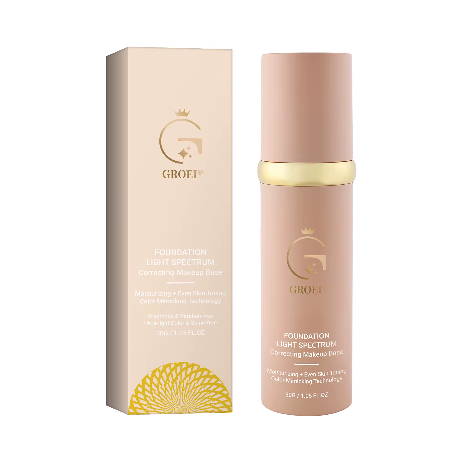 Sérum de maquillage liquide 4 en 1, liquide hydratant, couverture complète, correcteur, protection s