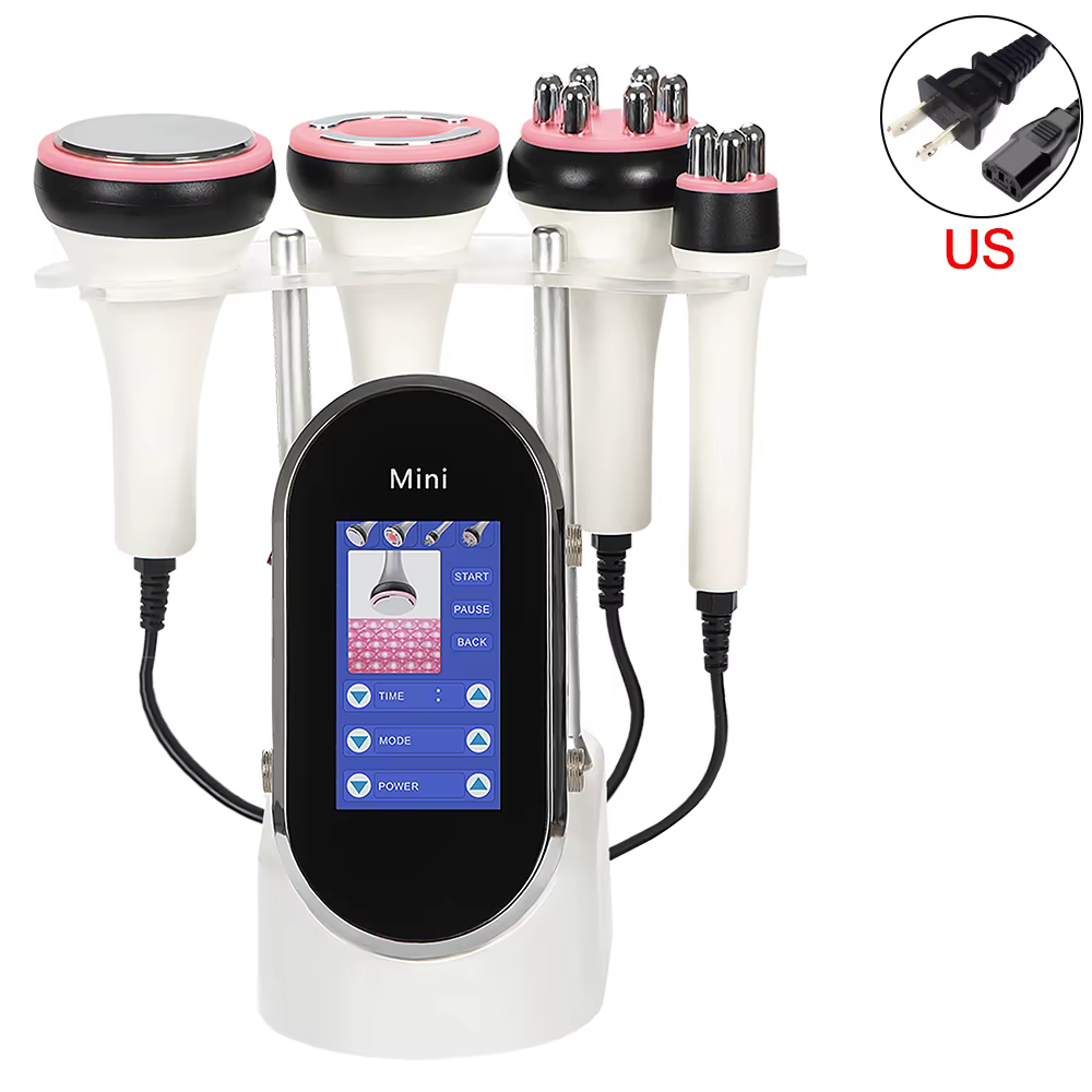 Appareil de beauté ultrasonique à cavitation 4-en-1 40K pour le soin du corps et le massage, idéal p