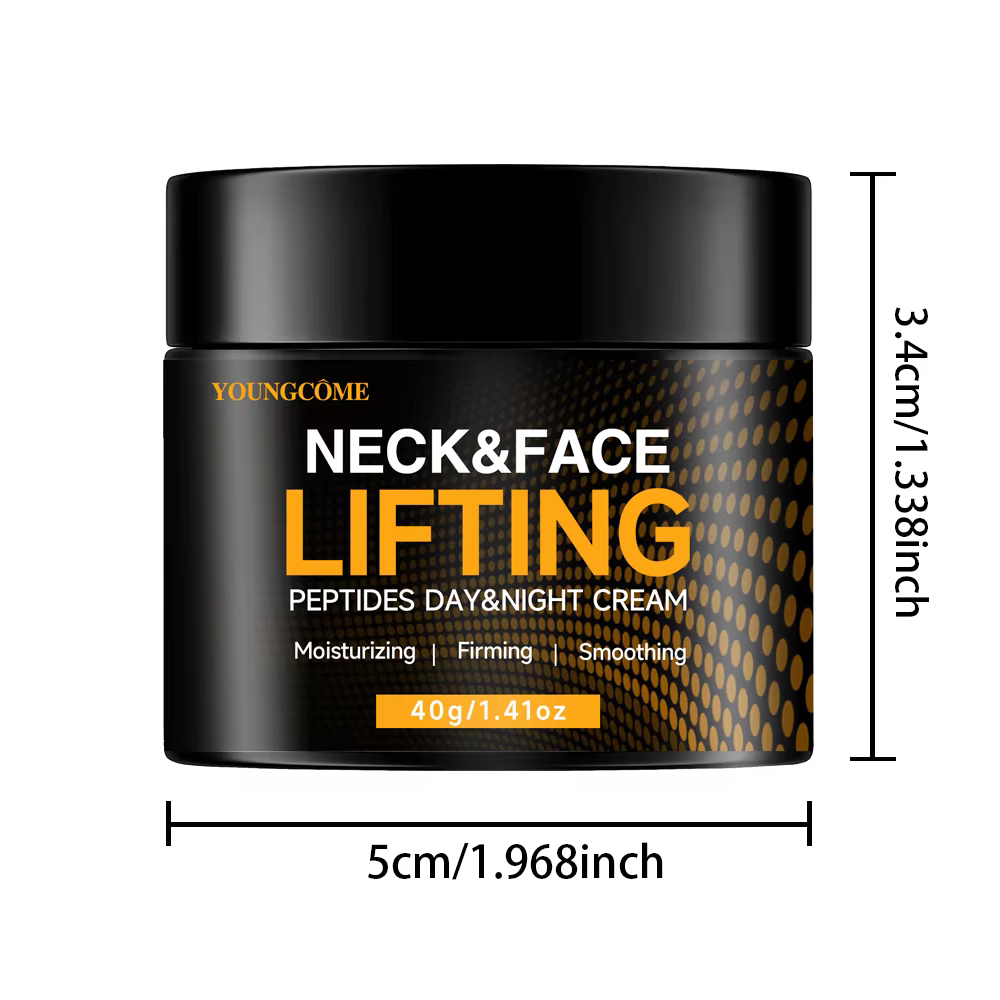 Crème pour le visage et le cou, Peptides, hydratante, Anti-vieillissement, raffermissante, lissante,