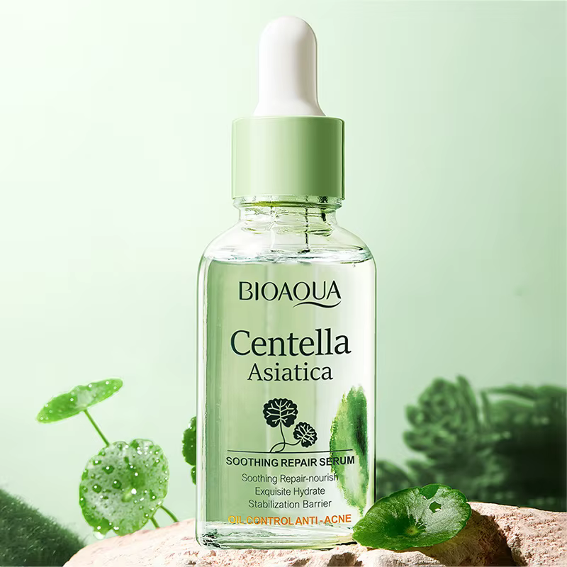Sérum à l'acide hyaluronique et à la centella BIOAQUA pour le visage, blanchissant, hydratant, anti-
