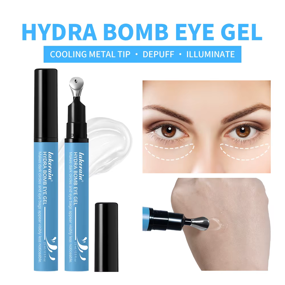 Gel hydratant pour les yeux Lakerain, hydratation intense, éclaircissant, réduit les cernes, sensati