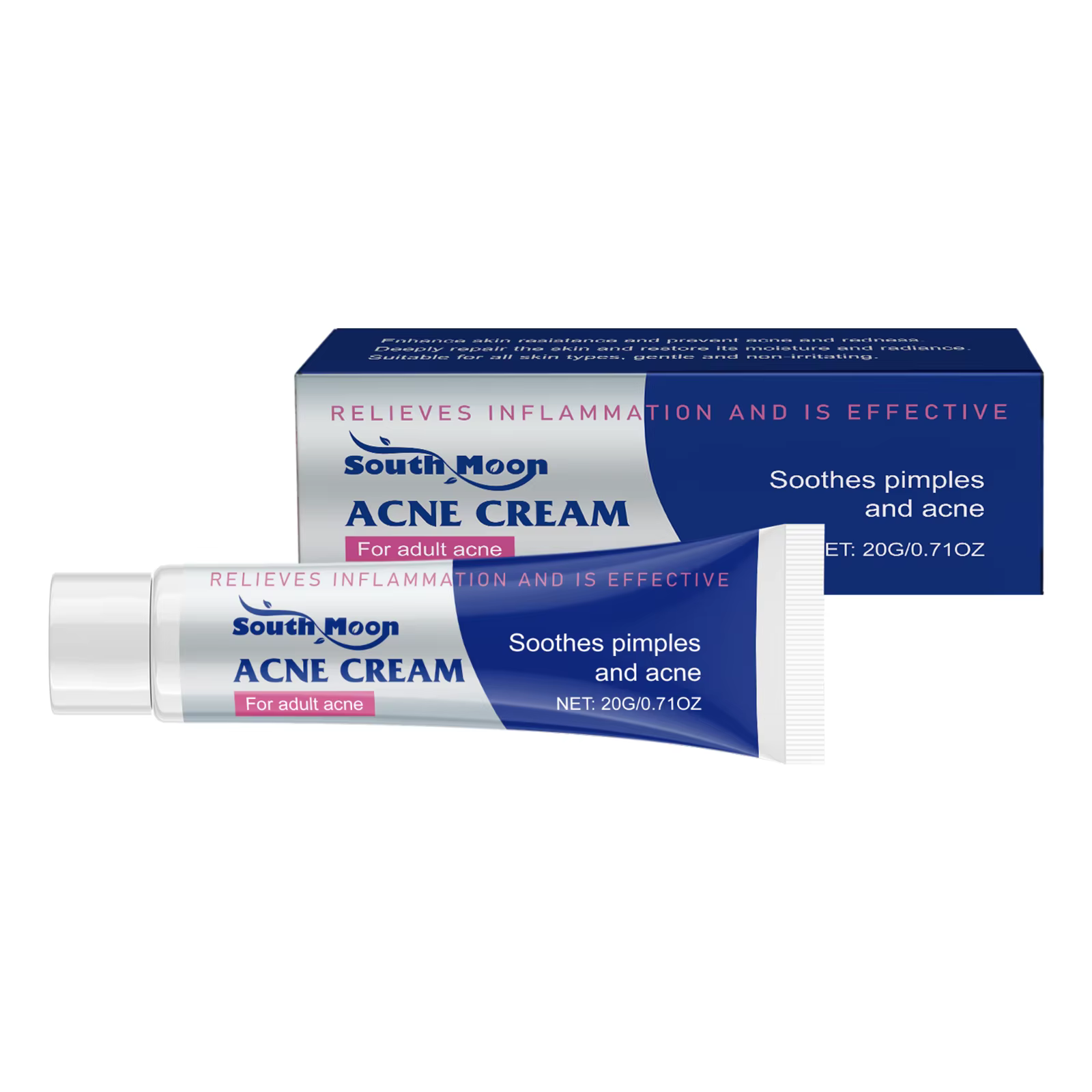Crème Anti-acné 20/40/60g, contrôle du sébum, réparation des boutons, élimine les marques d'acné, ne