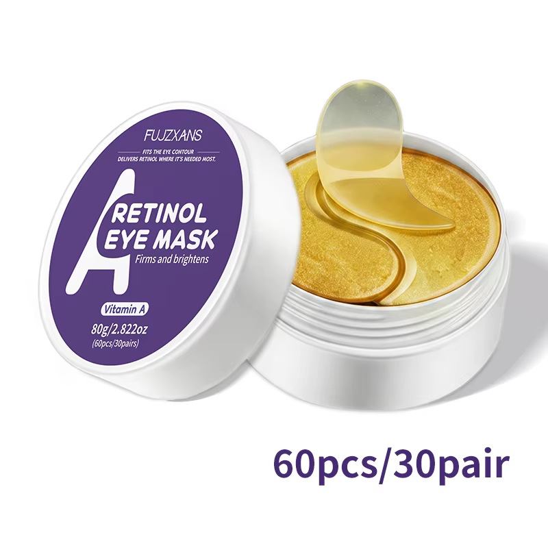 Masque pour les yeux au rétinol et au collagène, patchs sous les yeux à la vitamine A – hydratant, r