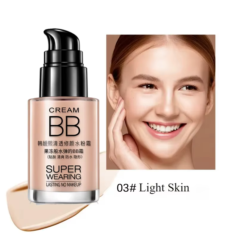 BB fond de teint crème - hydratant et isolant, imperméable et résistant à la transpiration, correcte