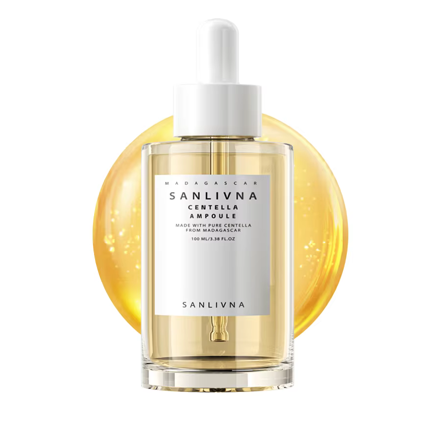 Sérum pour le visage à Ampoule Centella Asiatica de Madagascar, peau sujette et sensible, hydratant,