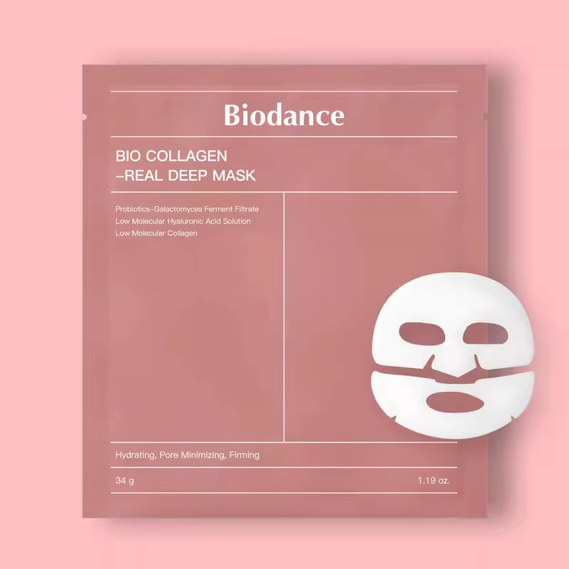 Masque facial au collagène Biodance, hydratation et soin très efficaces, améliore l'élasticité de la