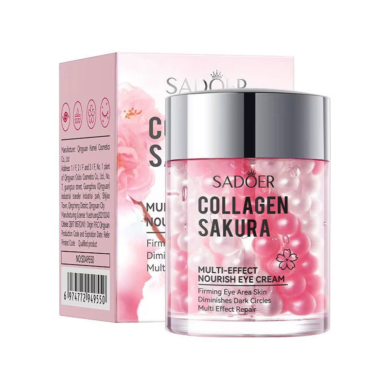SADOER Sakura crème pour les yeux au collagène-en Stock soin des yeux hydratant nourrissant multi-ef