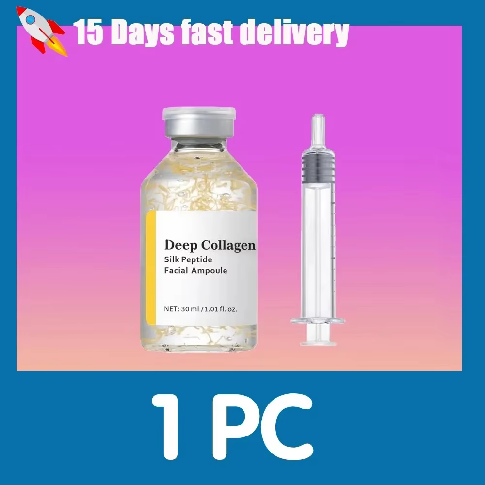 Ampoule visage anti-âge T05, sérum au collagène et aux peptides de soie, resserre la peau, booste l'