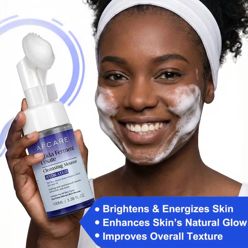 AFCARE Mousse Nettoyante Quotidienne en Profondeur au Lysat de Ferment de Bifida – Mousse Douce pour