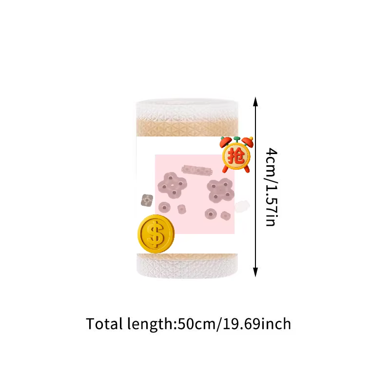 Bandes de silicone pour cicatrices 4cm*50cm, bandes de gel de silicone pour cicatrices, patchs pour 