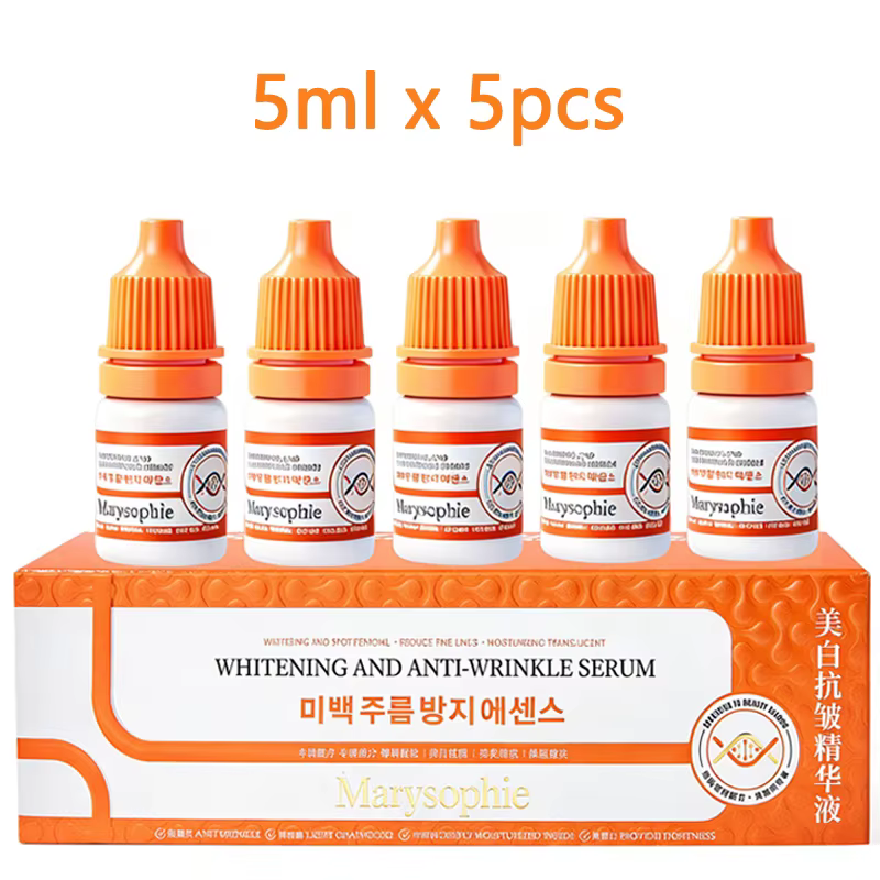 Sérum Éclaircissant Visage Peau Foncée – Essence Hydratante Lissante et Adoucissante Anti-Rides et A