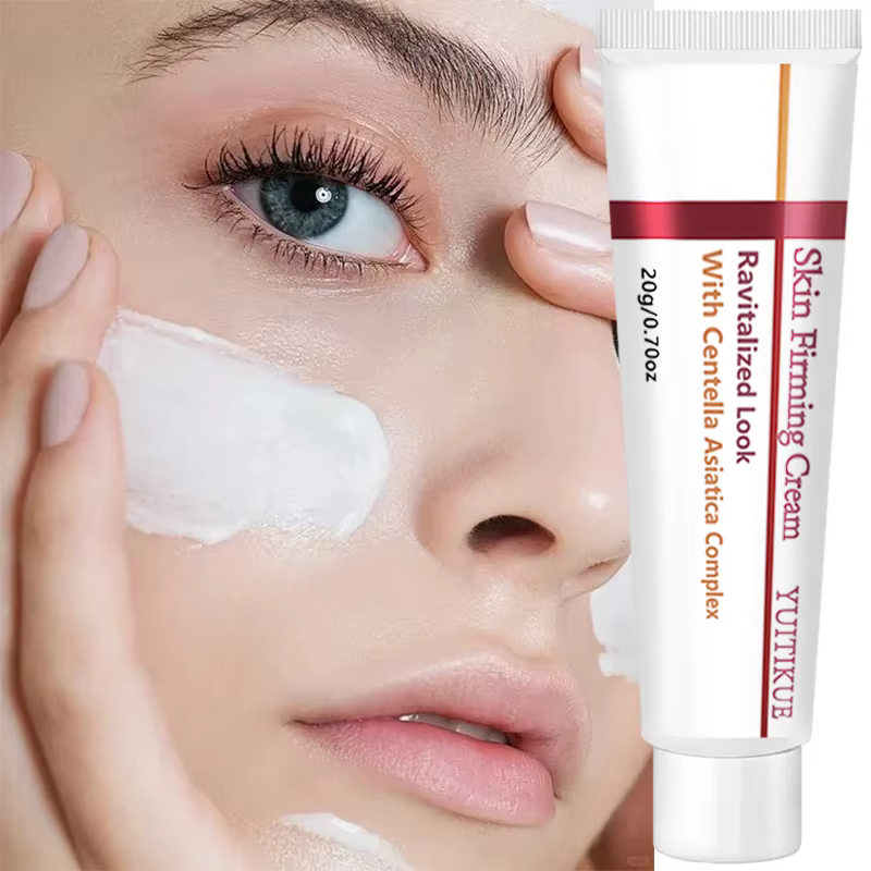 Crème raffermissante pour la peau YUITIKUE avec complexe de Centella Asiatica, hydrate et raffermit 