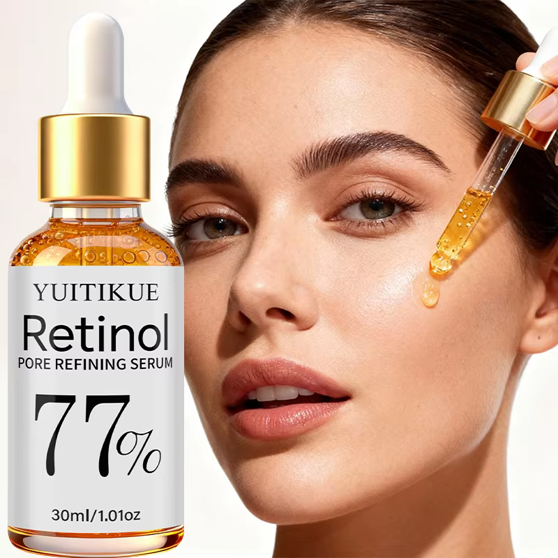 YUITIKUE 77%! Sérum au rétinol 30ml - 97,28%! Hydratation intense, affinant les pores et réparateur 