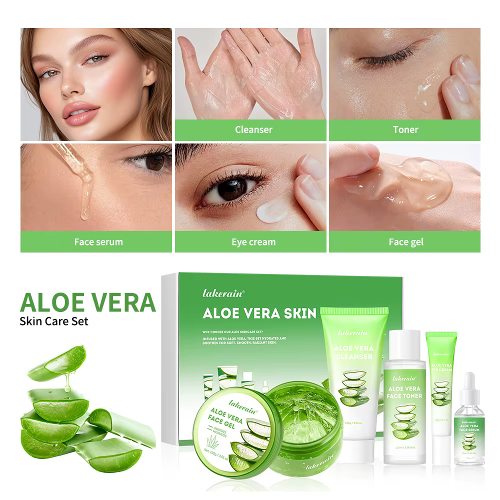 Soins multi-peau ensemble de soins pour la peau à l'aloe Vera hydratant en profondeur nutrition en p