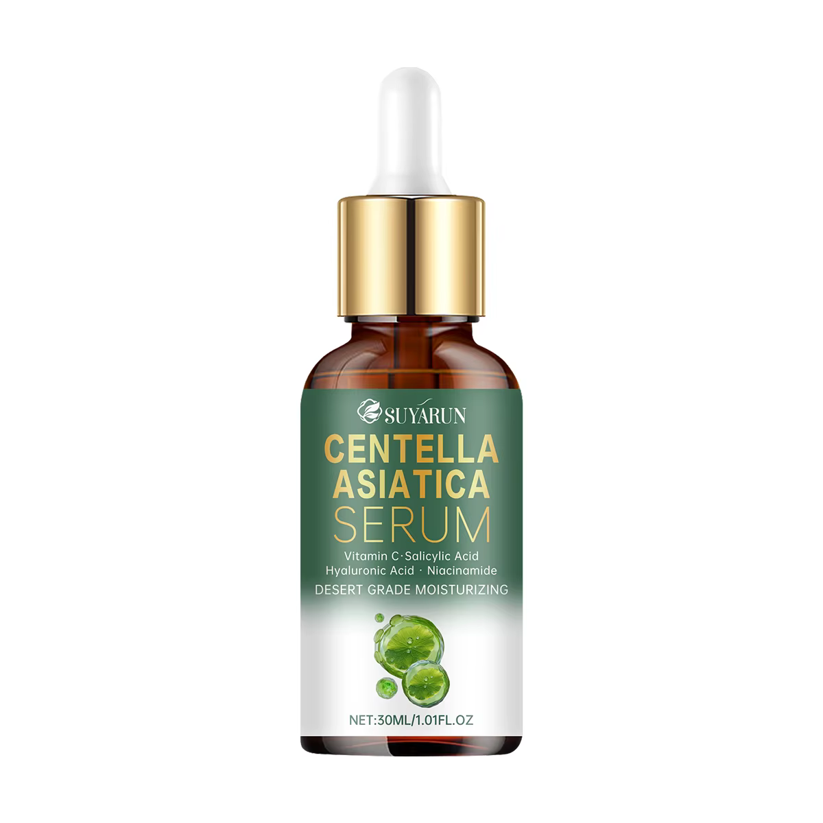 SUYARUN Premium Centella Asiatica Sérum - Traitement hydratant et apaisant pour l'acné, les rougeurs