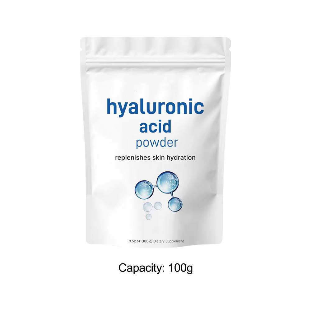 100g acide hyaluronique protéine poudre sérums poudre pur ingrédient fin hydratant supplément nutrit
