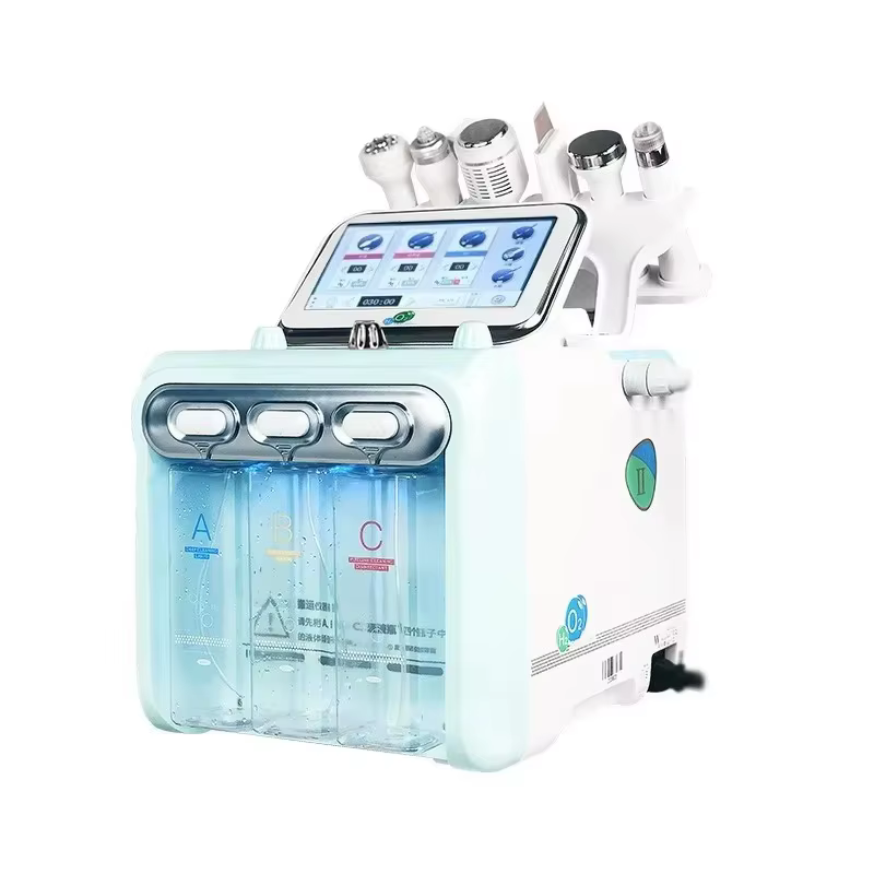 Hydro Dermabrasion eau oxygène Jet peau Dermabrasion nettoyage Hydro visage 6 en 1 dispositif d'éplu