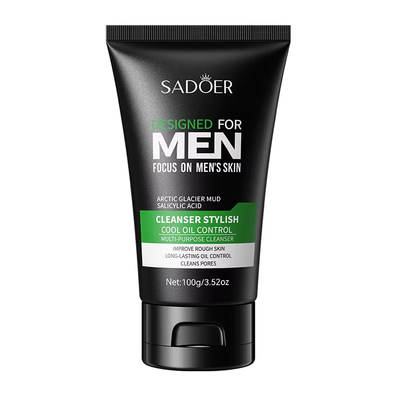 Nettoyage en profondeur pour hommes, nettoyant pour le visage, contrôle de l'huile, hydratant, point