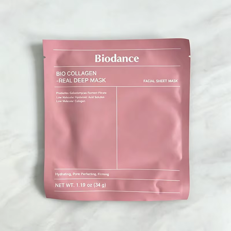 Masque Gel Hydratant au Bio-Collagène et Rétinol : Raffermit, Améliore l'Éclat, Réduit les Pores, Ré