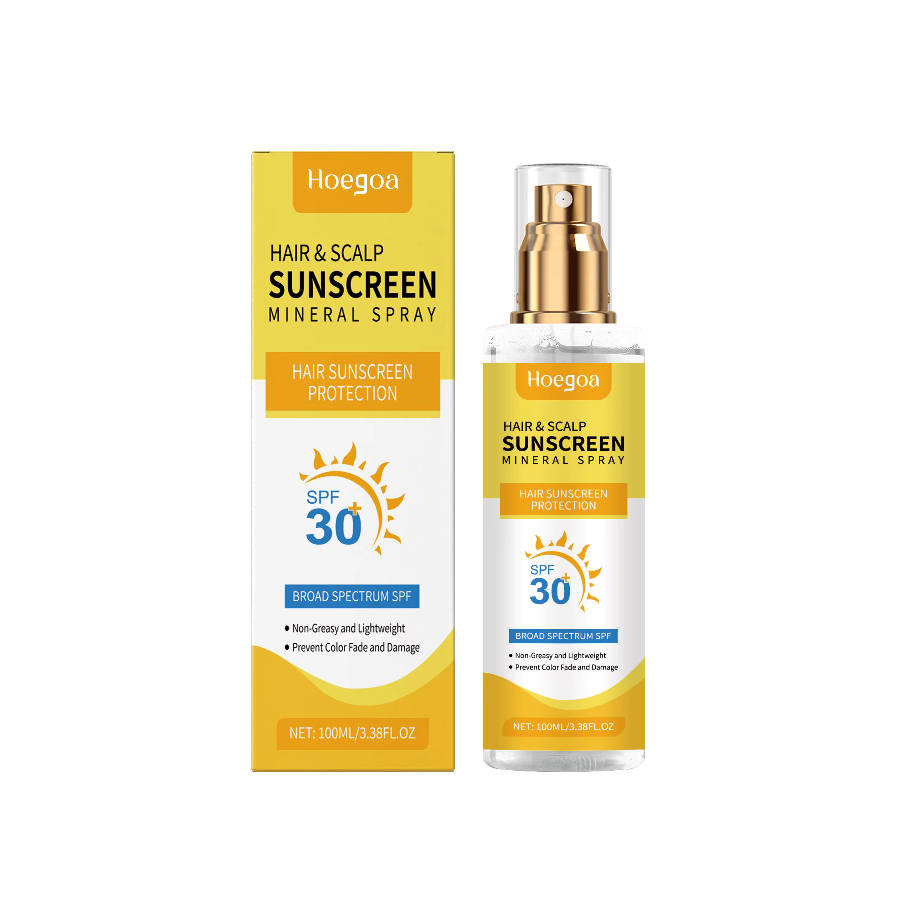 Spray de Protection solaire pour cuir chevelu, pour cheveux teints surbrillance, Protection UV, prév