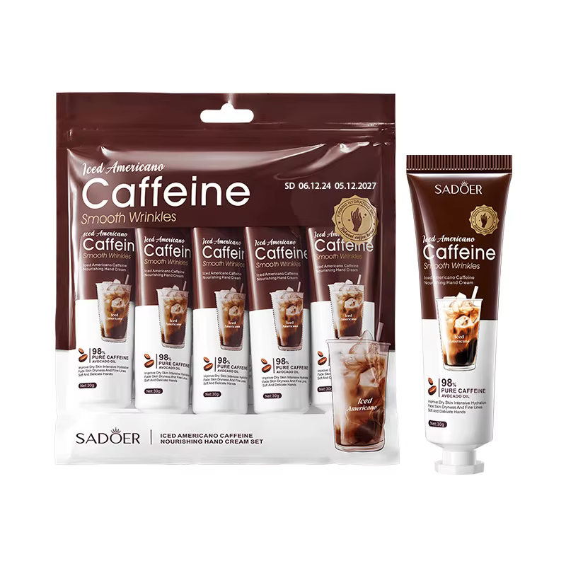 Ensemble de crème pour les mains Ice American Coffee Hydrate en profondeur et protège les mains pend