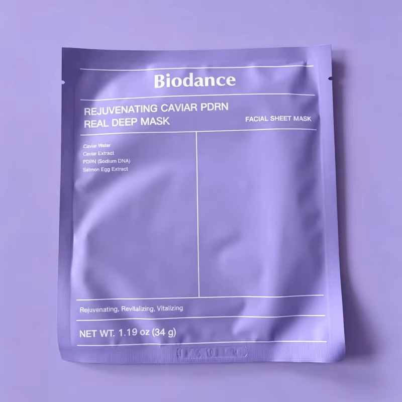 Masque Gel Hydratant Profond Biodance Caviar PDRN Bio-Collagène Nuit - Hydratation Intense, Réductio