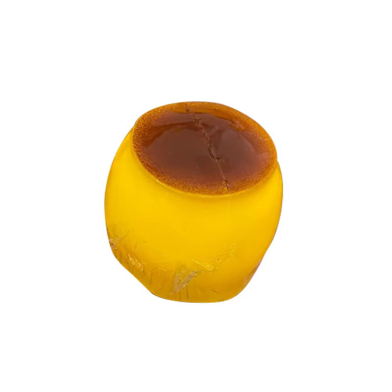 Balle de décompression souple à montée lente en forme de pudding au caramel, réaliste, pour ASMR, se