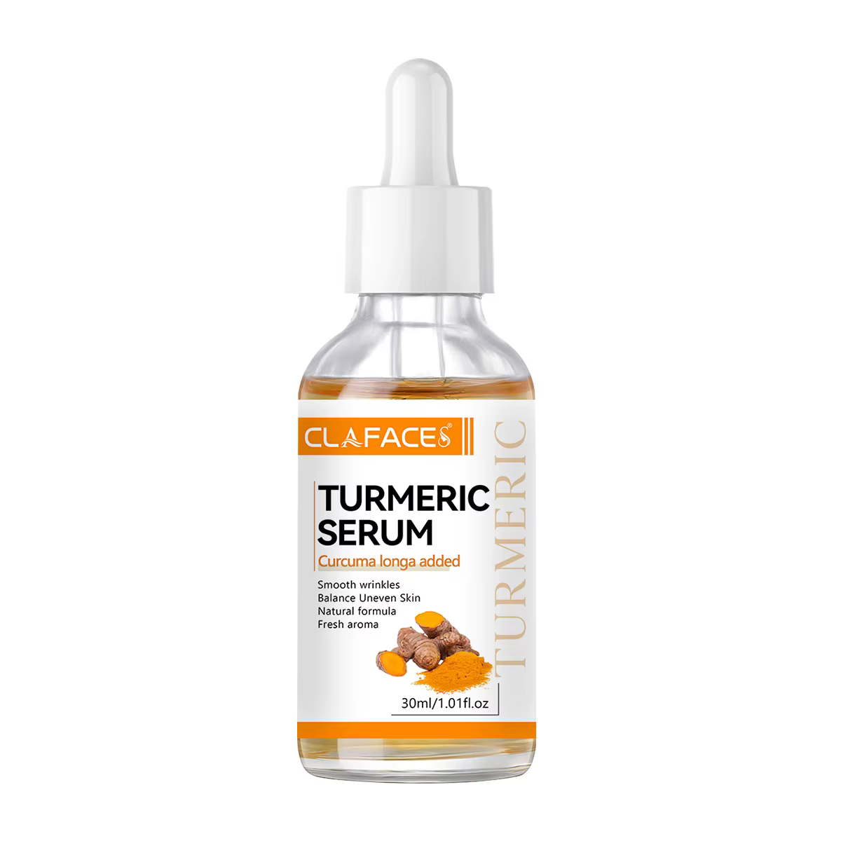 Sérum hydratant pour le visage au curcuma, huile essentielle, lifting, éclaircissant, raffermissant,