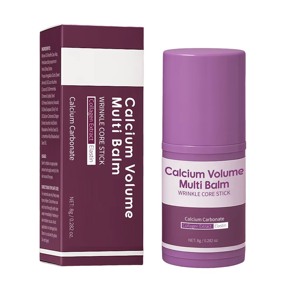 Baume multi-volume de calcium pour lisser les ridules, raffermit et soulève la peau des yeux, bâton