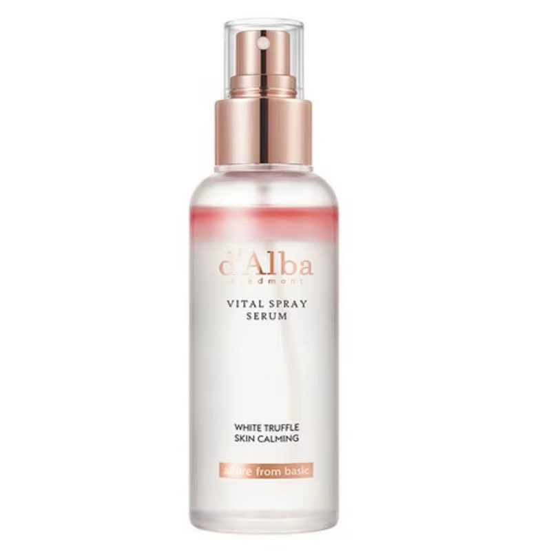 DAlba Corée Sérum Tonique à la Truffe Blanche 100ml, Spray Fixateur Visage Hydratant et Éclatant, Br