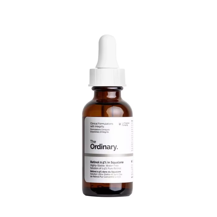 Sérum au rétinol 0,5% en Squalane 30ml, réduit l'apparence des taches foncées, améliore la ferme de 