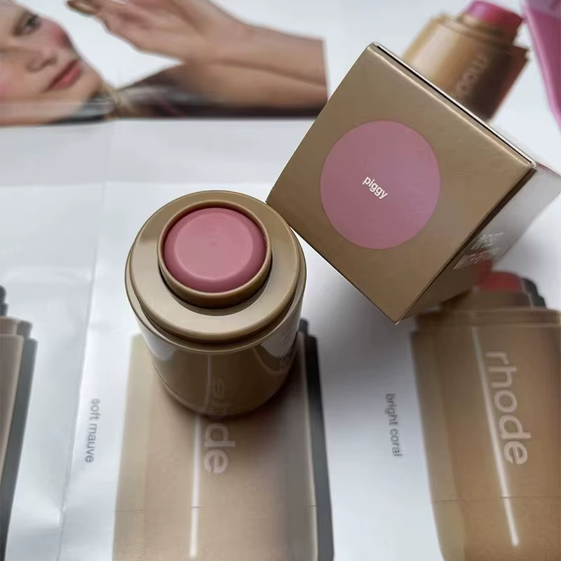 11 couleurs maquillage fard à joues Rouge poudre poche Blush brillant à lèvres joue bâton hydratant 