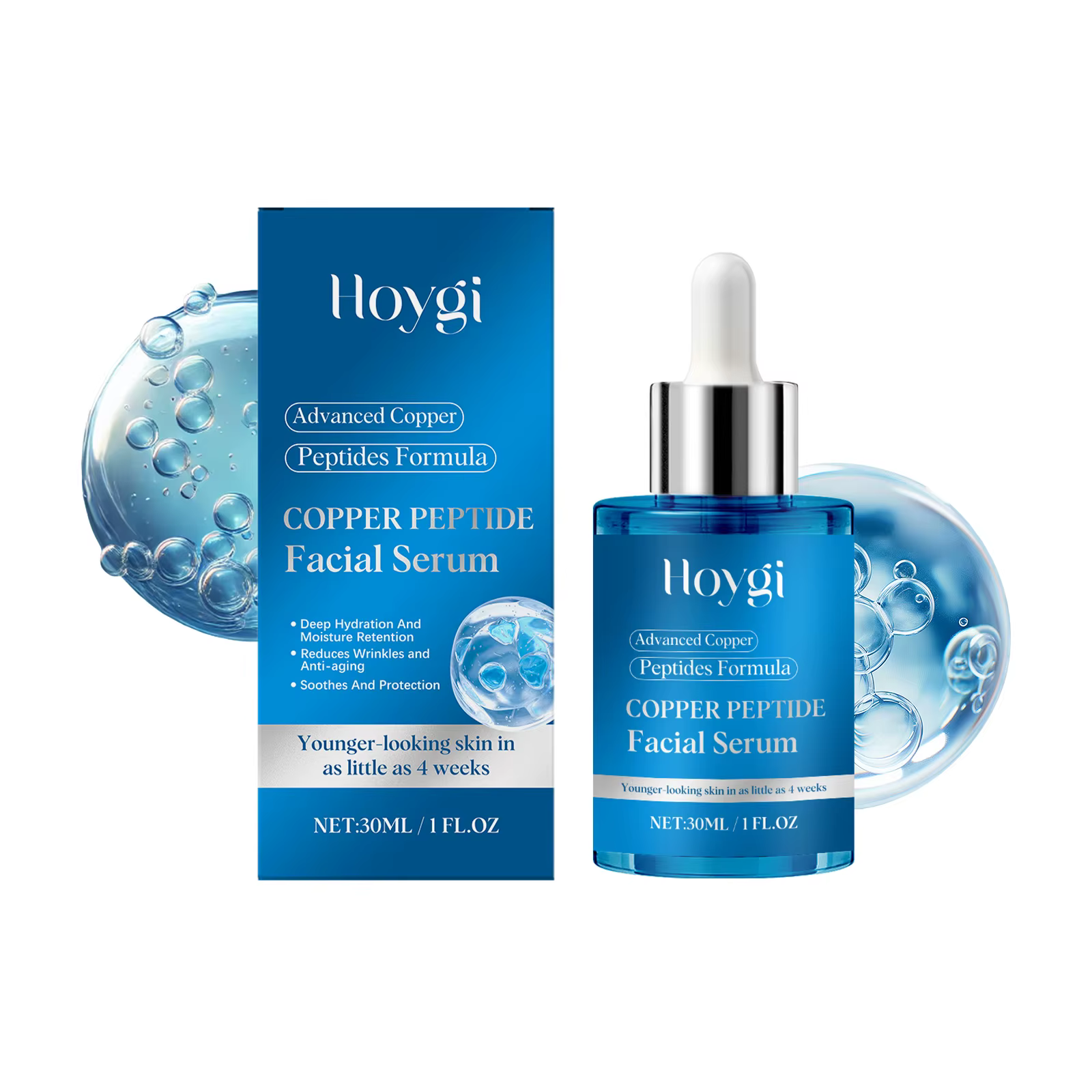 Sérum facial au cuivre, hydratant, réparateur, hydratant, atténuant les ridules, réparateur, essence