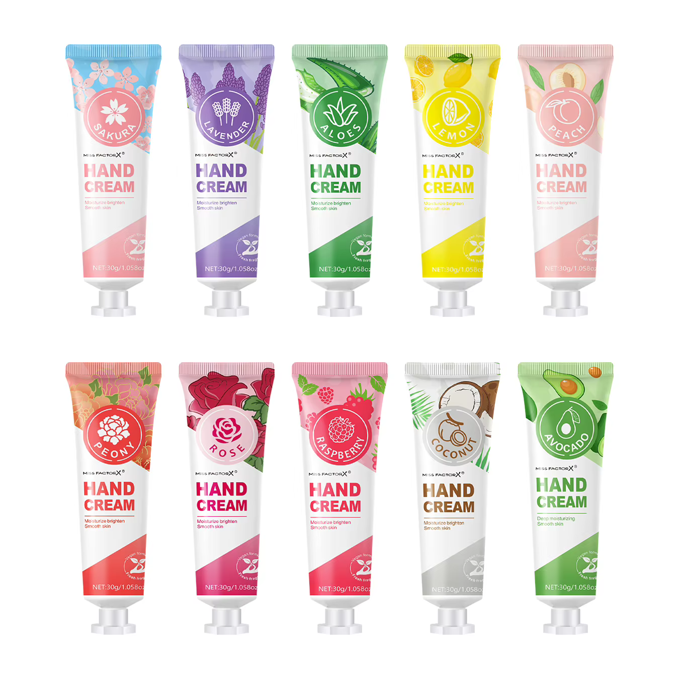 Crème pour les mains à l'essence de fruits et de plantes, hydratante et rafraîchissante, portable po