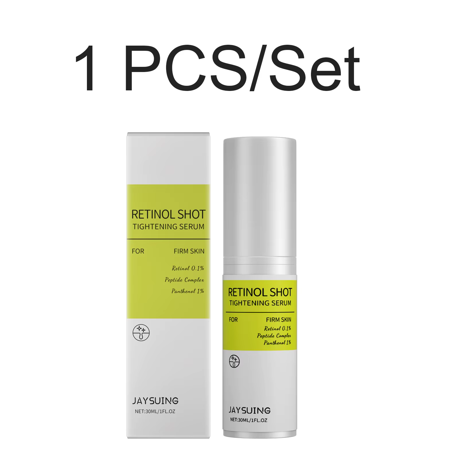 Sérum raffermissant au rétinol 30ml Anti-rides Réduit les pores Peaux sensibles Éclaircit Soulage la