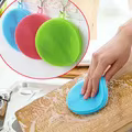 Brosses de nettoyage magiques rondes en Silicone, Gadgets de cuisine, brosse de lavage des fruits, t