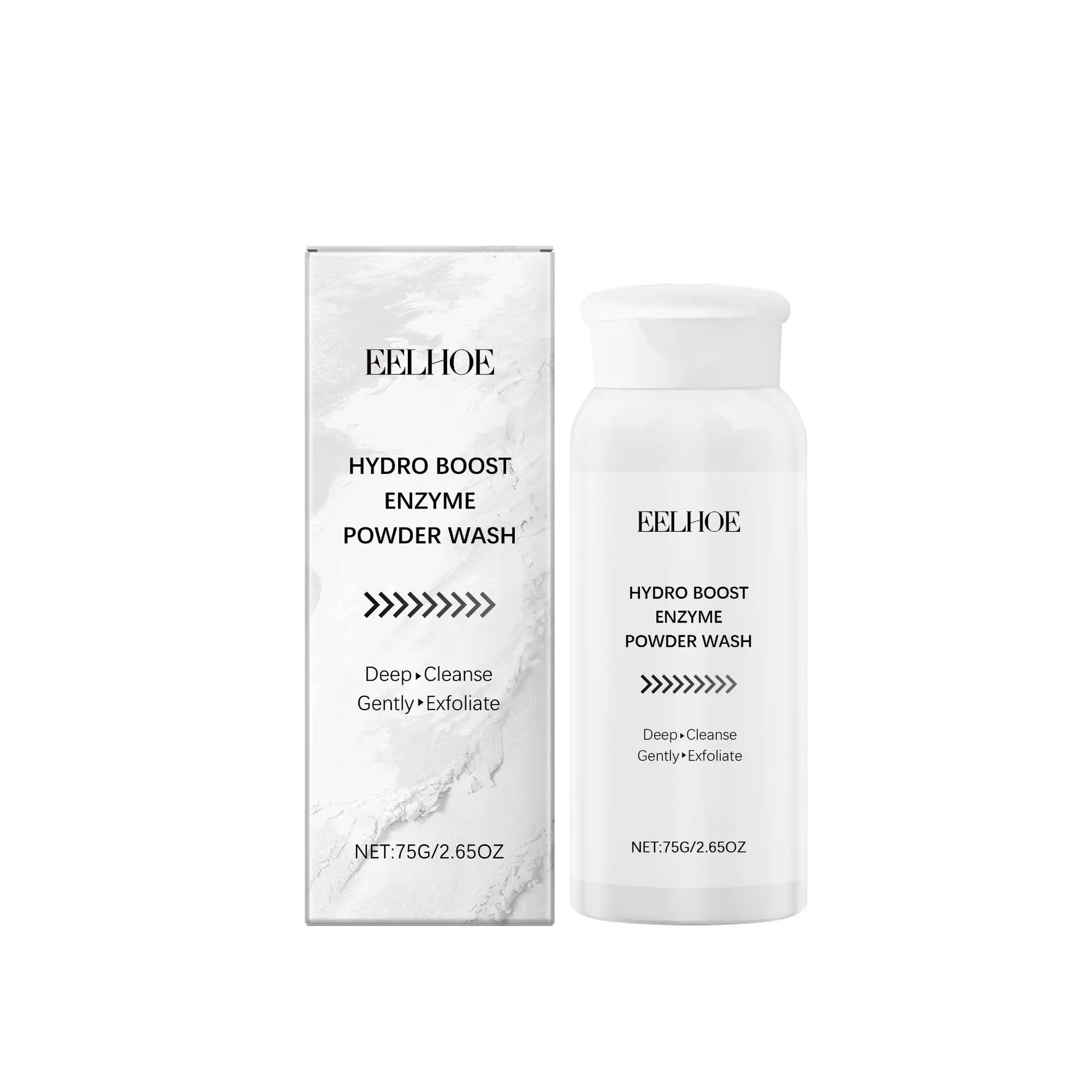 Poudre pour le visage enzymatique, contrôle de l'huile de la peau, nettoie les Pores du visage, élim