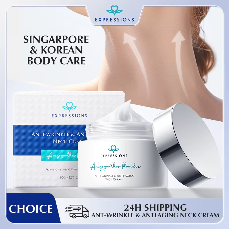EXPRESSIONS Crème raffermissante pour le cou Crème hydratante raffermissante pour le visage : Soluti