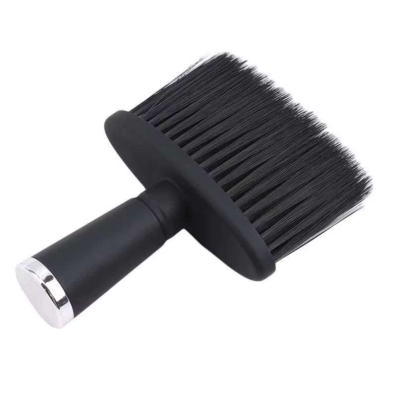 Brosse de nettoyage professionnelle pour barbier, brosse douce pour le cou, le visage et la barbe, o
