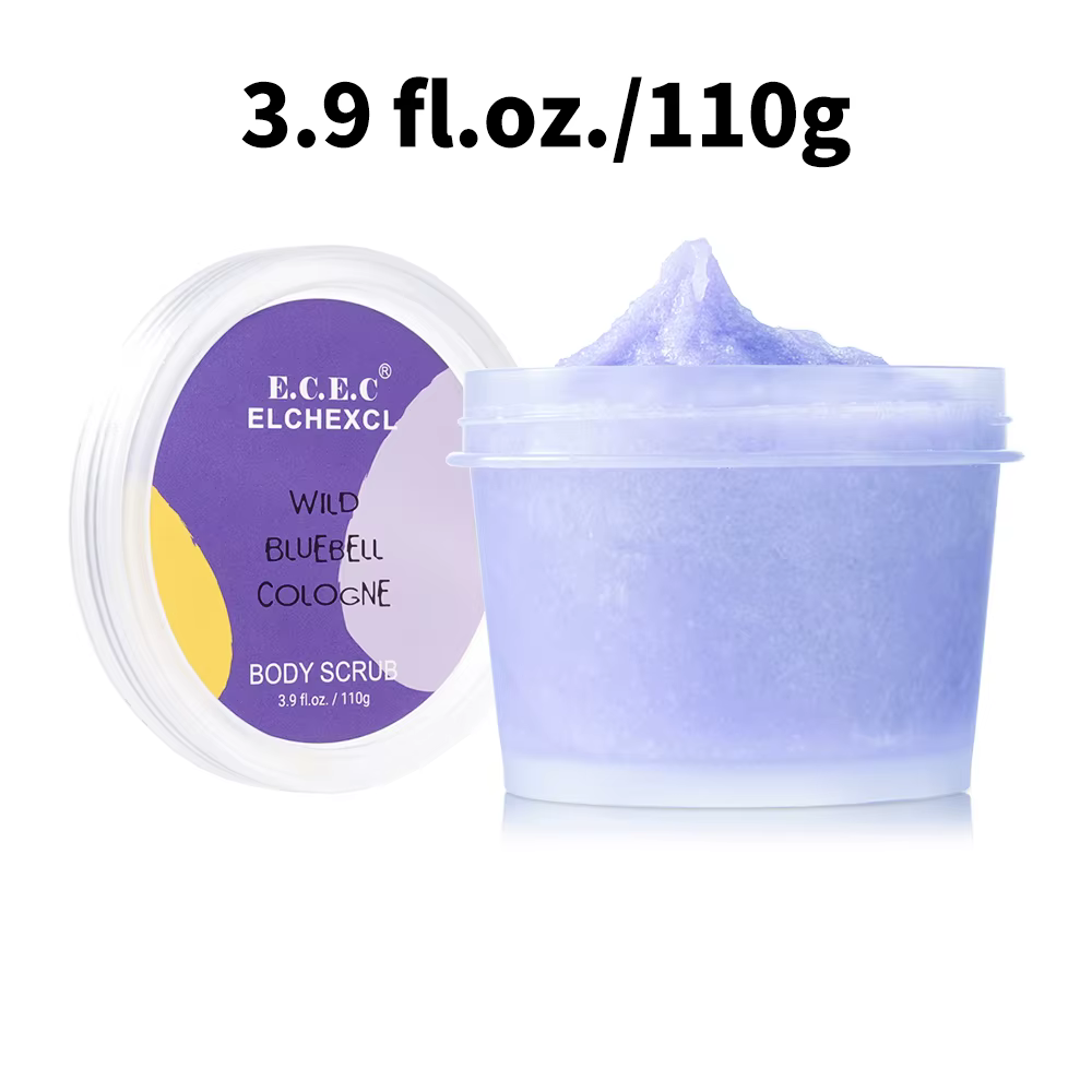 Gommage Corporel au Sel - Gommage Hydratant et Exfoliant pour le Corps, le Visage, les Mains et les 