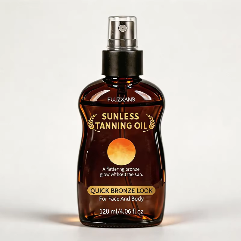 Huile bronzante sans soleil en spray : crée rapidement un teint hâlé, unifie le teint, illumine le c