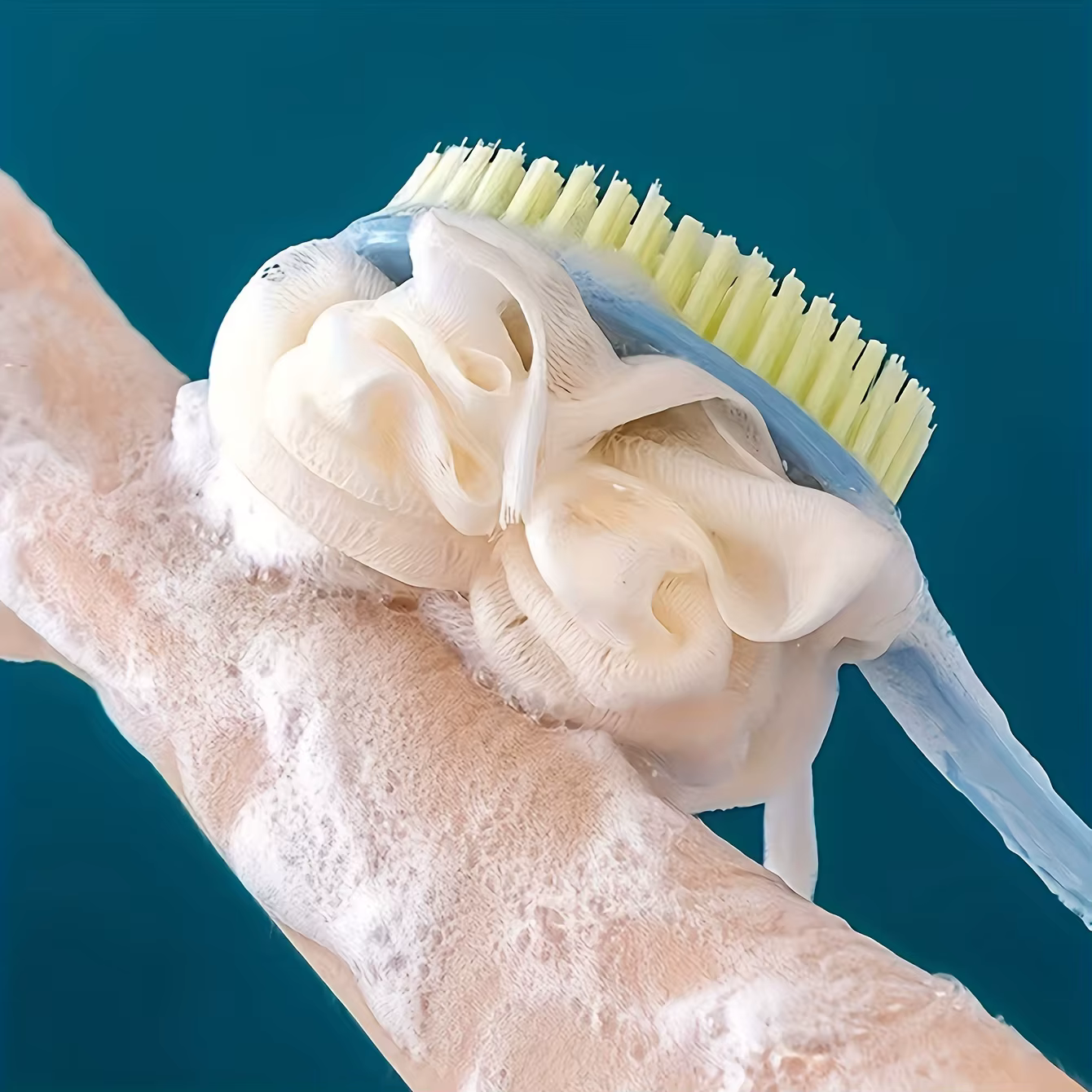Épurateur de corps doux, douche exfoliante, brosse de bain à Long manche, masseur de peau, brosse de