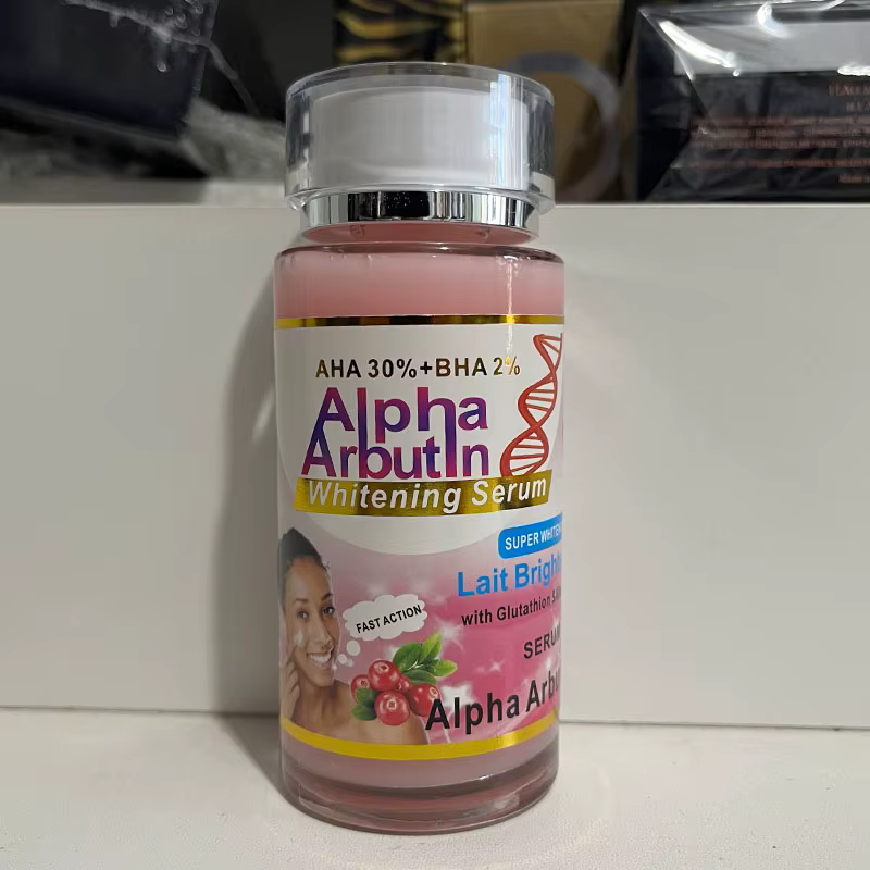 120 ml SUPER AHA 30% + BHA2% Alpha Arbutin X 3 sérum visage éclaircissant au lait avec la glutathion