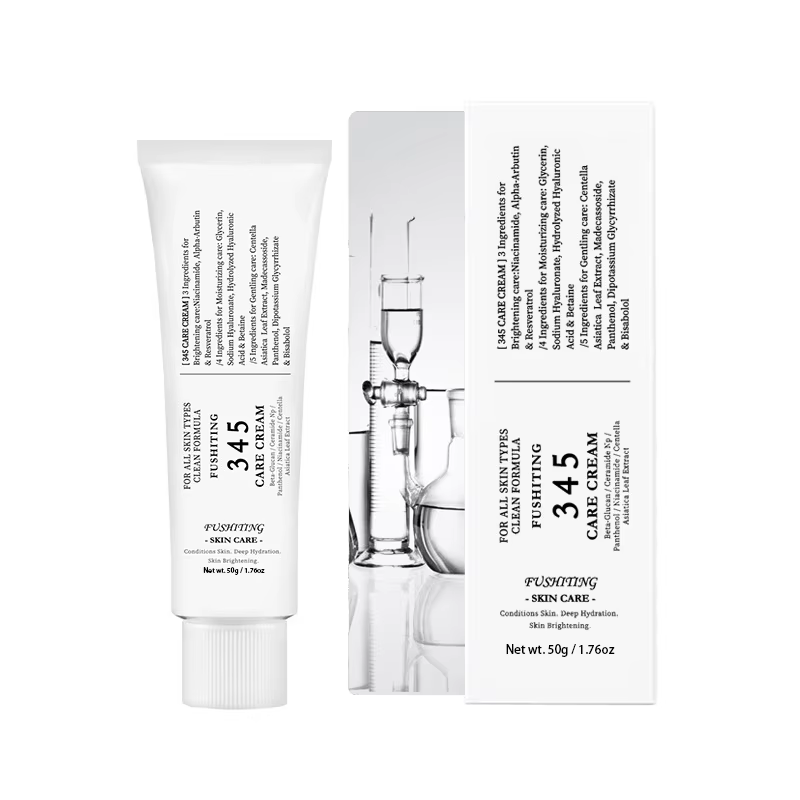Marque 345 crème pour le visage coréen soins de la peau adoucissant hydrater crème pour le visage ré