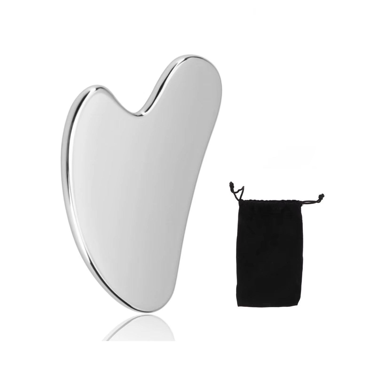 Rouleau Facial en acier inoxydable 304, ensemble d'outils pour le visage Gua Sha en métal, traitemen