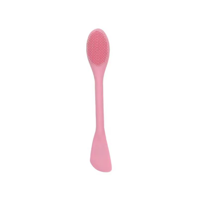 1PC Brosse nettoyante pour le visage en silicone à double tête, applicateur de masque facial, pincea