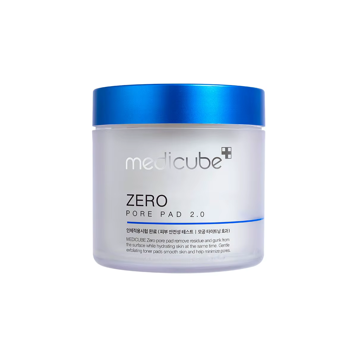 Medicube ZERO PORE PAD 2.0, Coton pré-imprégné à double texture, Formule hydratante et apaisante, So