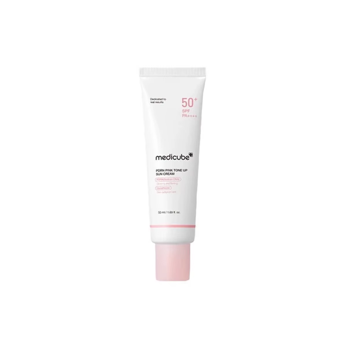 Crème solaire tonifiante Medicube PDRN PINK 50ml, fraîche et non grasse, absorption rapide, sensatio