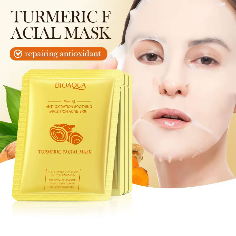 5 pièces BIOAQUA rétinol vitamine C masque Facial Anti-rides hydratant Anti-âge Nicotinamide blanchi